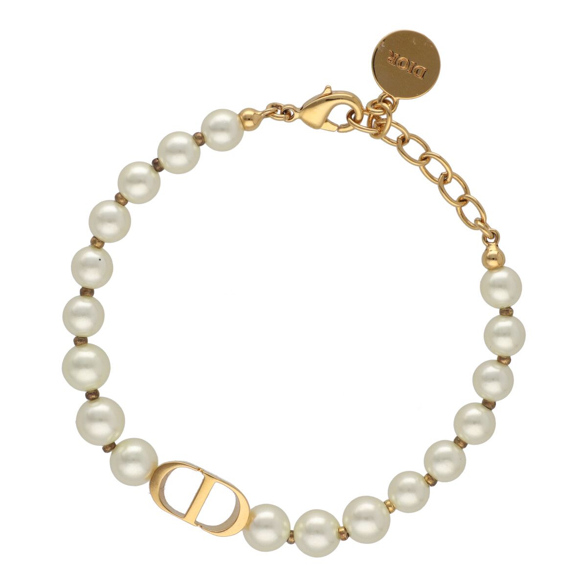 Dior ブレスレット　パール付き Dior パール付きチェーンブレスレット / 値段交渉可 / 値下げ