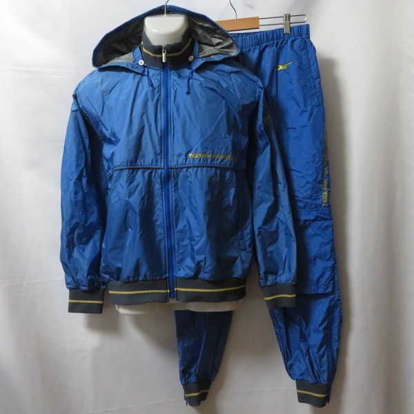 古着 メンズO-XO相当 asics/アシックス 裏メッシュ ウインド