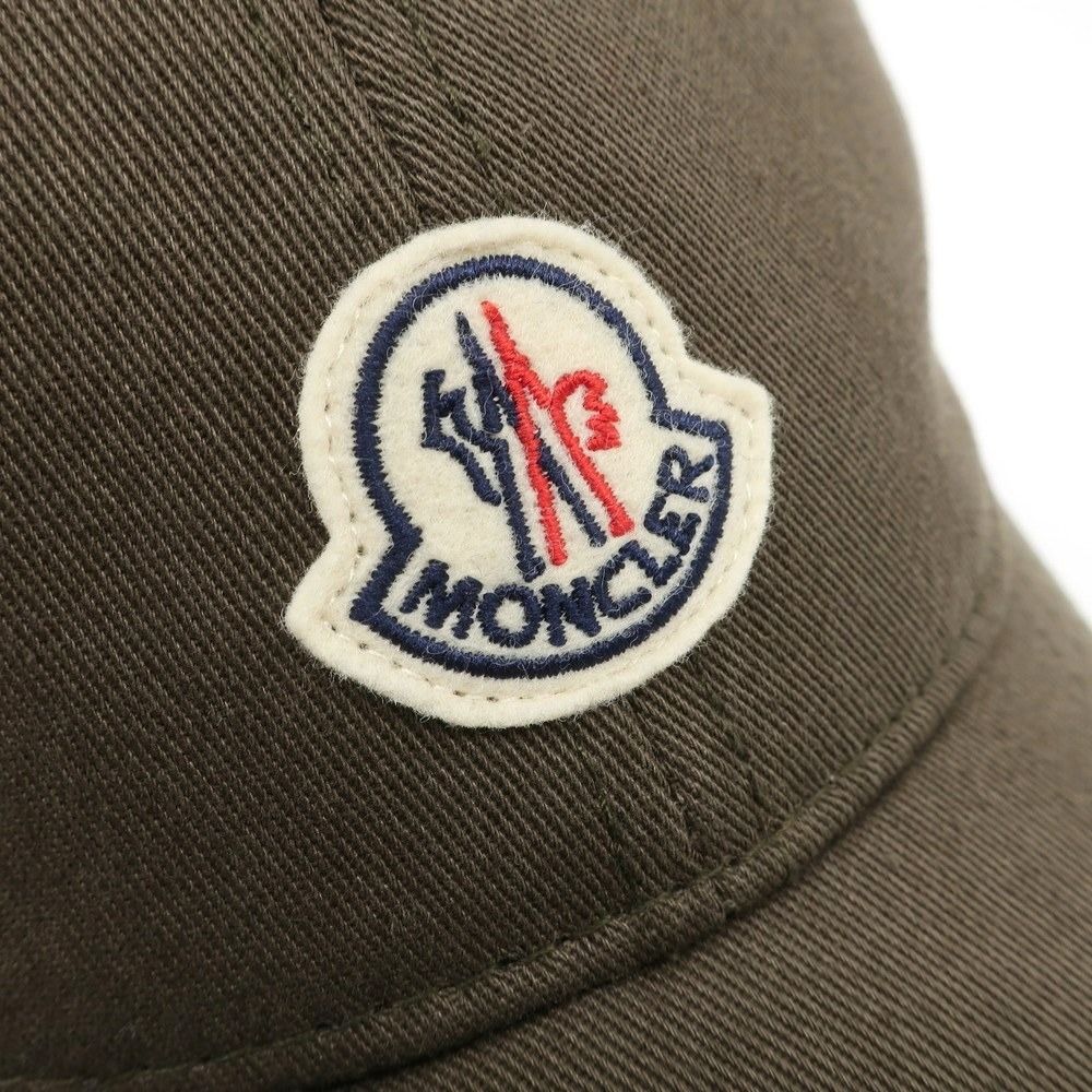 中古】モンクレール MONCLER コットンツイル 6パネル キャップ