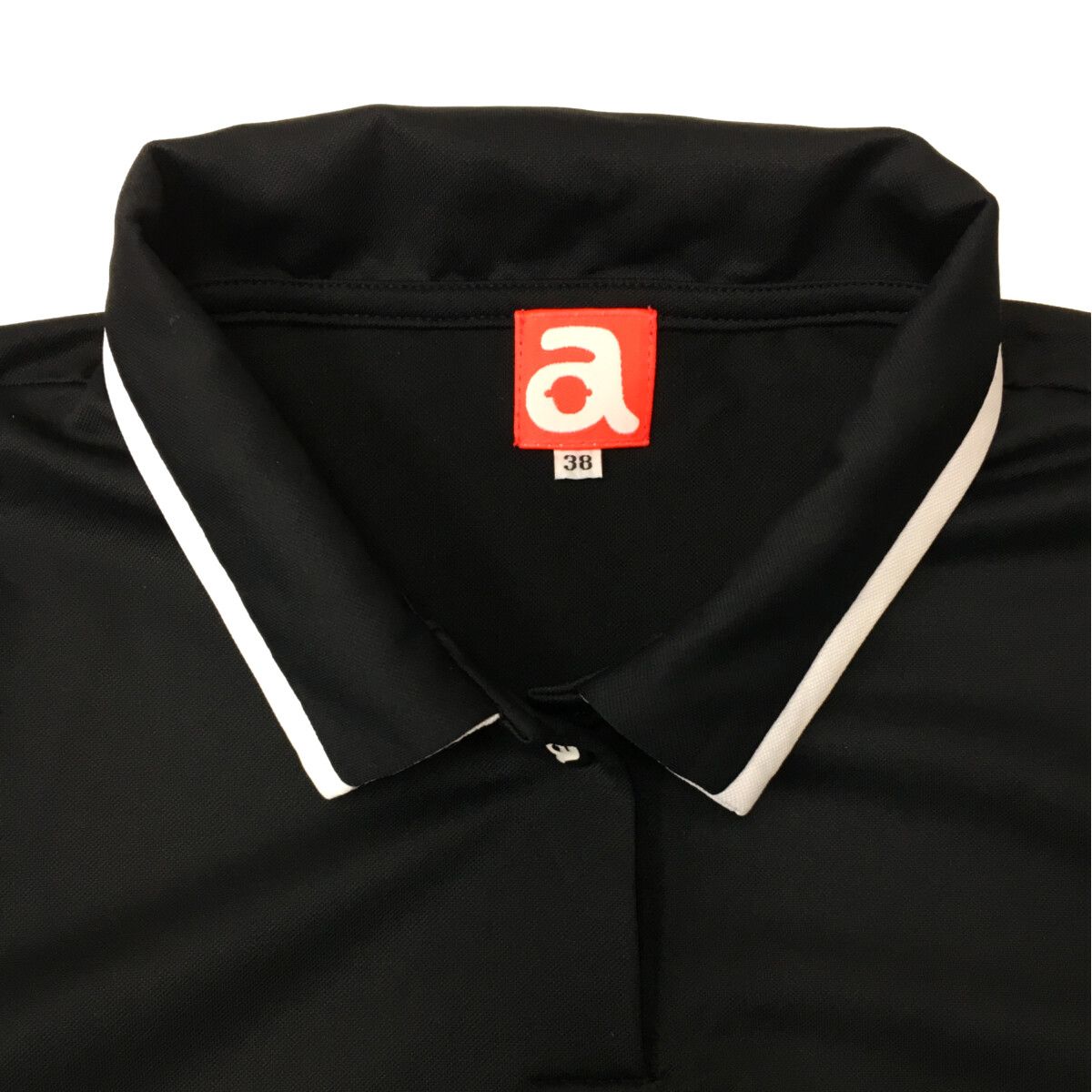 archivio - coco 中古 アルチビオ archivio レディース 半袖ポロシャツ 38(M) 黒 ブラック メッシュ地 中古 レディース アルチビオ archivio 半袖ポロシャツ 38(M) 黒