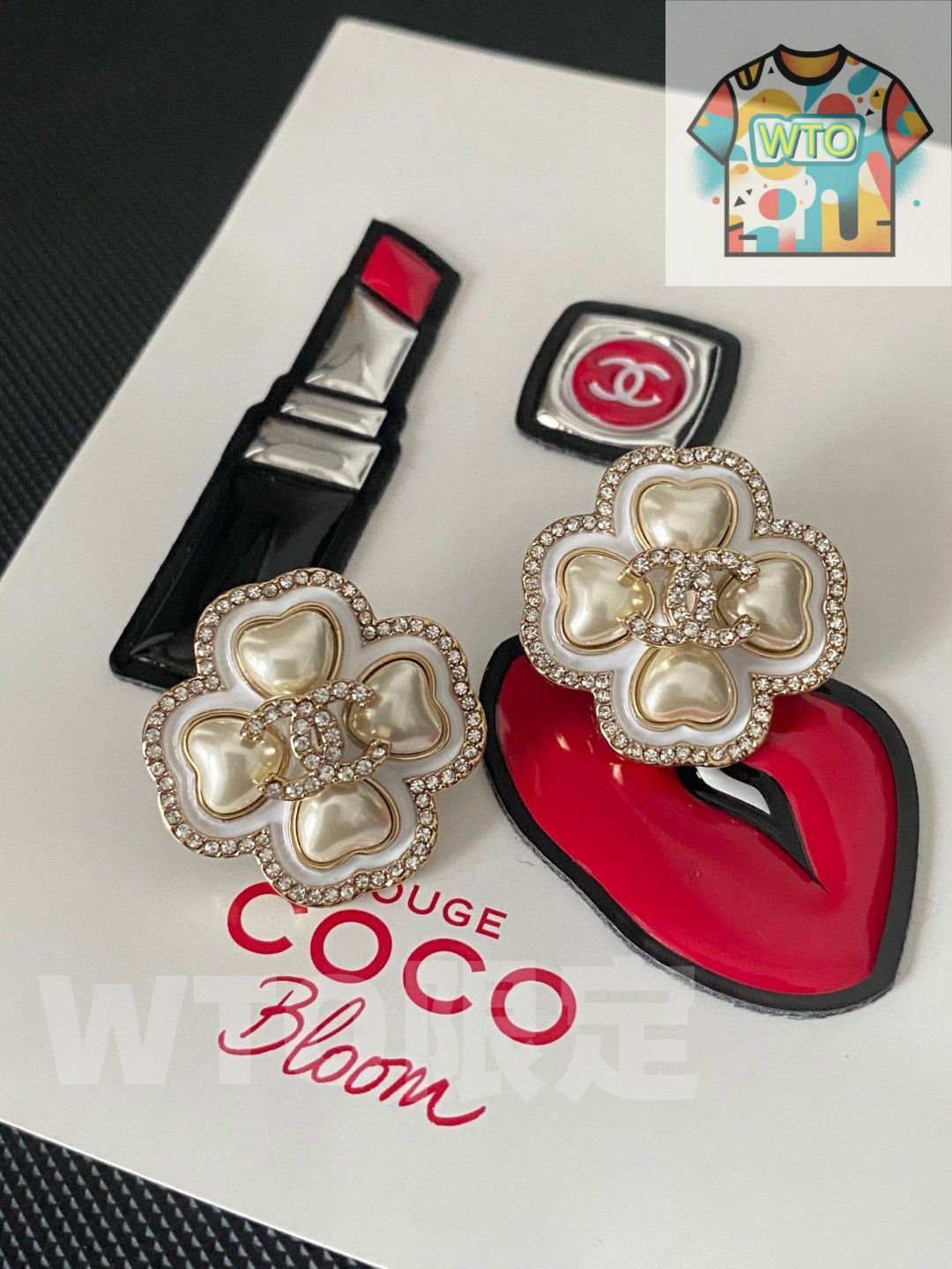 今日WTO】Chanel ヴィンテージ ダブル C ピアス 送料無料！在庫