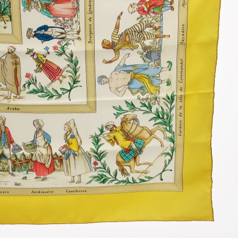 エルメス HERMES COSTUMES CIVILS ACTUELS 現代市民の服装 カレ