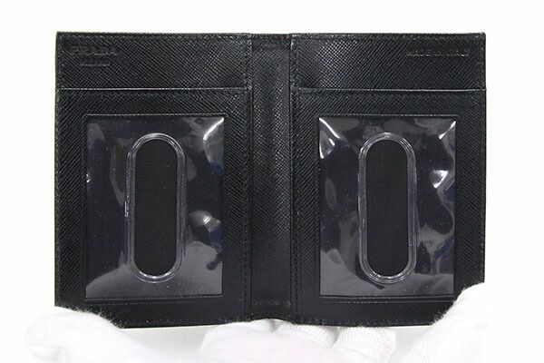 プラダ パスケース 1M0833 ブラック ナイロン 中古 定期入れ - メルカリ