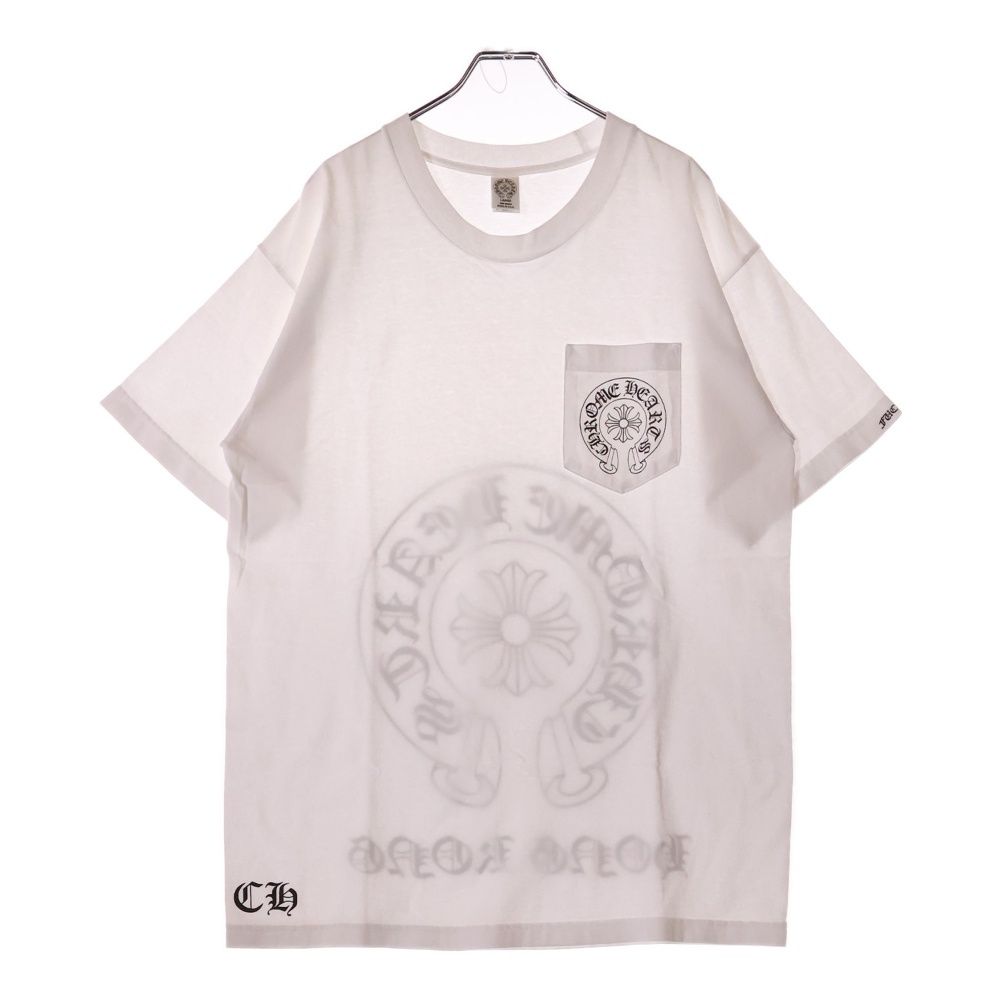【CHROME HEARTS】香港限定 ホースシュー ポケットTシャツ CHROME HEARTS (クロムハーツ) HONG KONG S/S Tee 香港限定