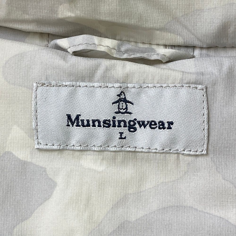 サイズ L MUNSING WEAR マンシングウェア ダウンジャケット カモフラ柄 グレー系 240101365230 ゴルフウェア レディース ストスト LLC-HASEGAWATOSO_COM