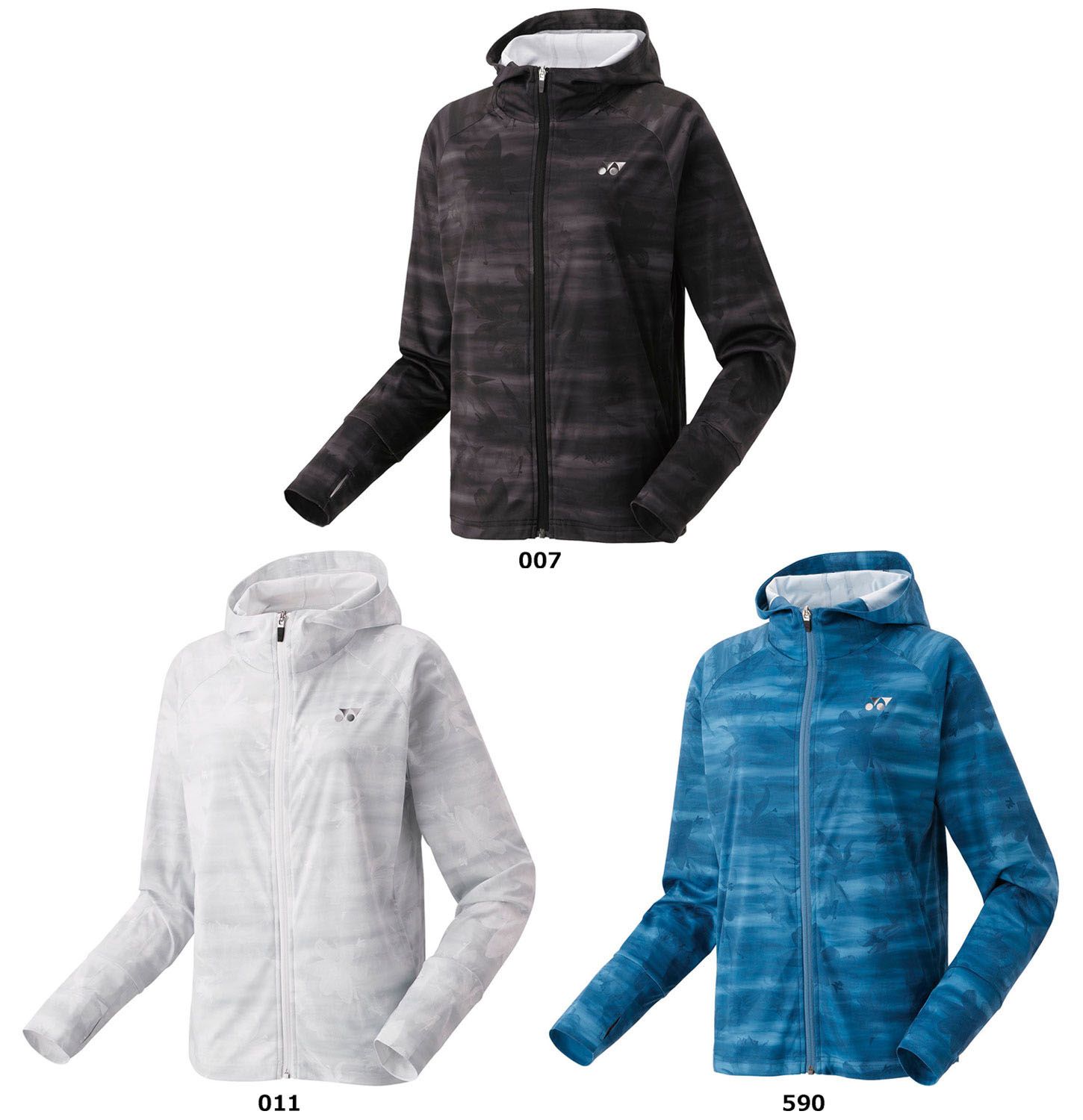 ヨネックス YONEX テニス ウィメンズニットウォームアップパーカー 57089 011 ホワイト