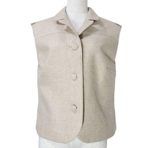 ロロピアーナ Loro Piana 美品 カシミヤ100% ベスト ジレ 前開き  