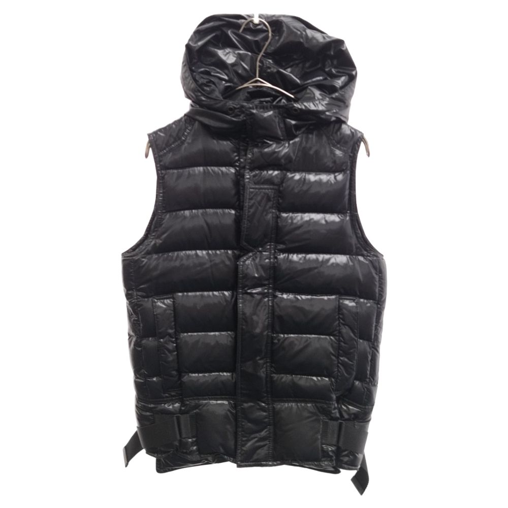 Christian Dior フード付きベスト ブラック Dior HOMME (ディオール