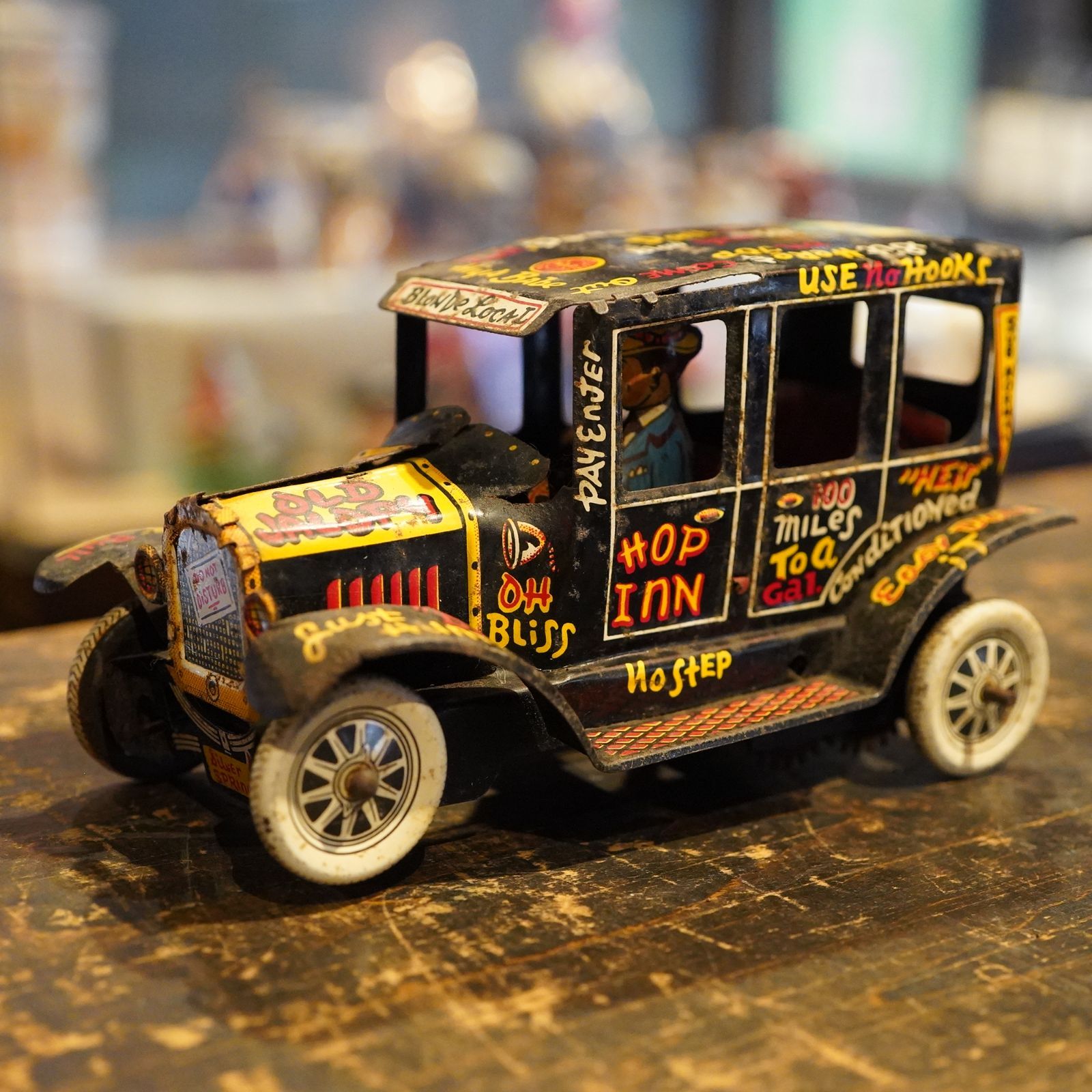 1950's MARX TOYS Old Jalopy ブリキ おもちゃ 玩具 昭和レトロ アメリカンヴィンテージ ガレージ 雑貨 ビンテージ バー  インテリア - メルカリ