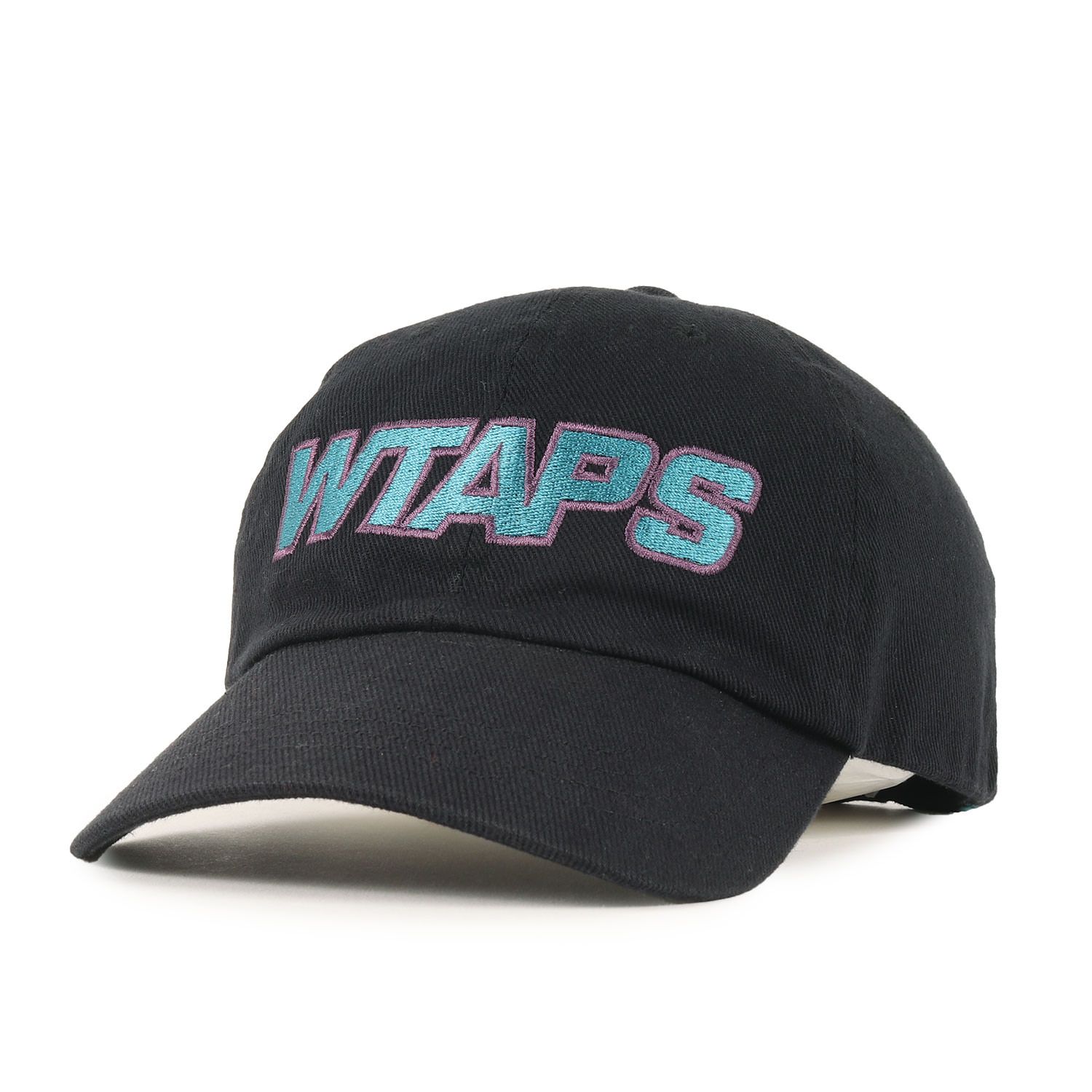 WTAPS ダブルタップス キャップ ロゴ 刺繍 ツイル キャップ (CAP.COTTON.TWILL 201HCDT-HT04) ブラック 黒 日本製 ブランド 帽子【メンズ】