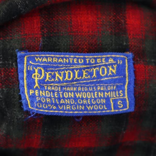 ペンドルトン 60s ヴィンテージ ウール100％ ストライプ柄 カーディガン M グリーン系 PENDLETON 長袖 Vネック メンズ   【230822】66cm身幅