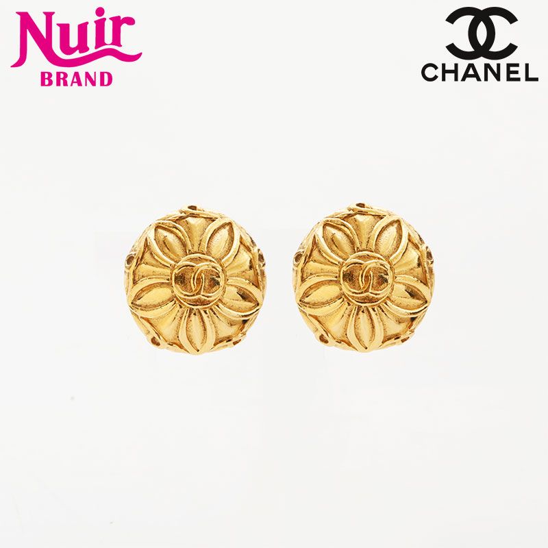 CHANEL シャネル イヤリング 1971-1980s 花 ココマーク