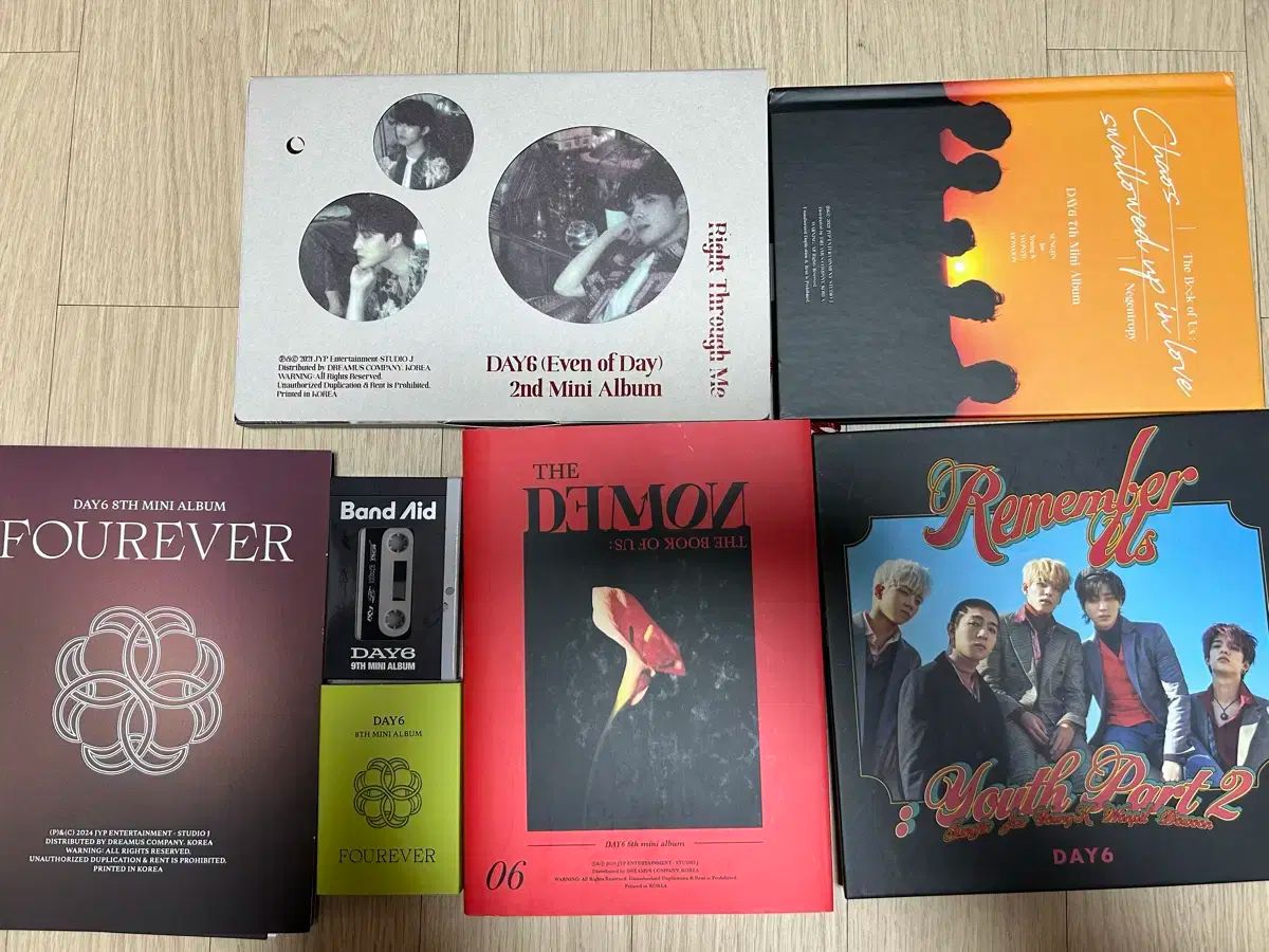 DAY6 アルバム　まとめ売り DAY6(デイシックス) 付属品完備 アルバム まとめ売り 出品