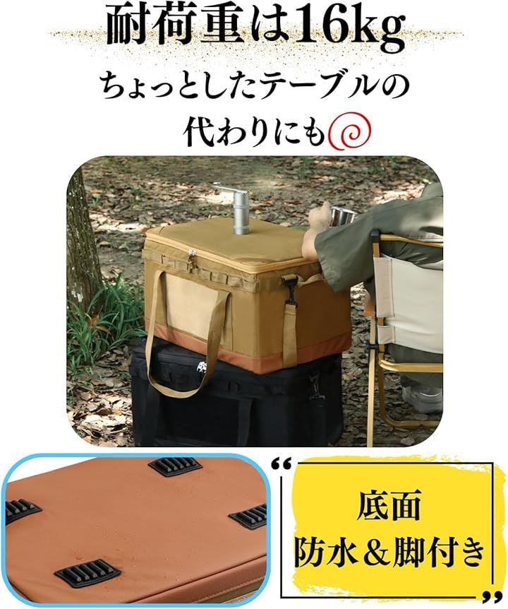 キャンプ ギアボックス ソフト 4点セット what not キャンプギアケース