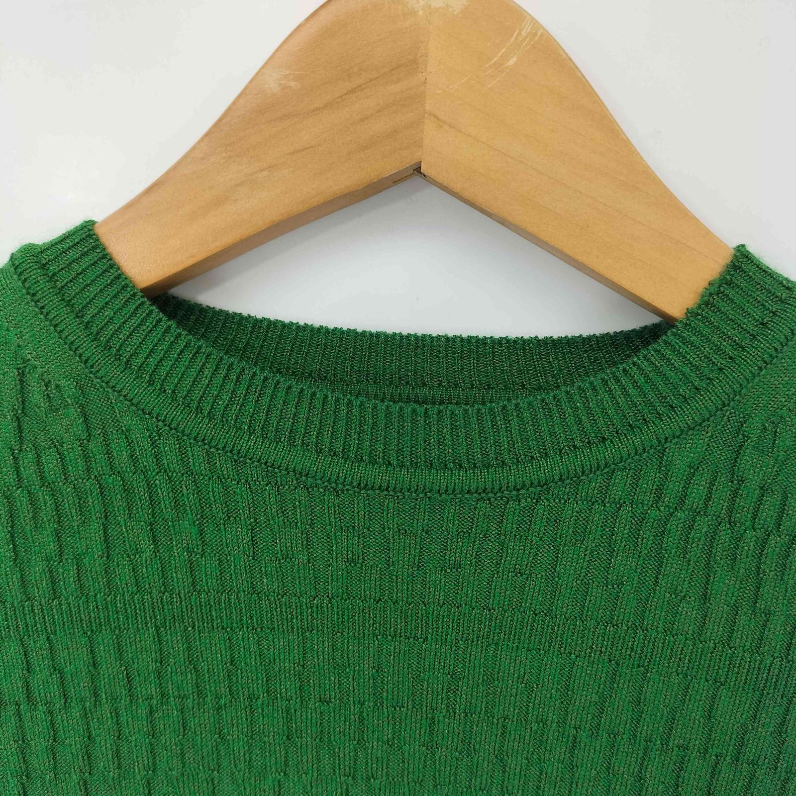 マメクロゴウチ Mame Kurogouchi 22SS Geometric Ribbed Knitted
