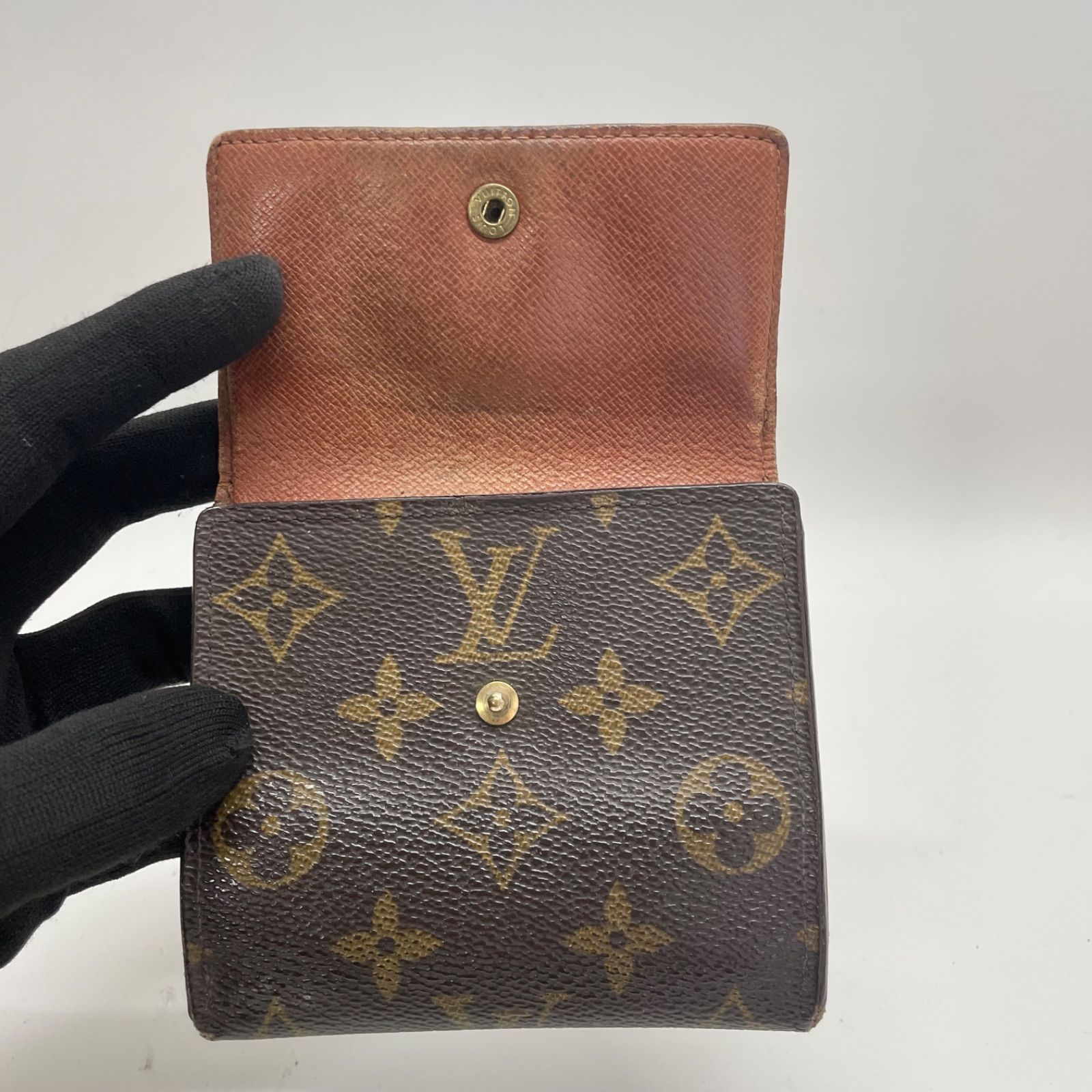 ルイヴィトン　モノグラム　エリーズ　三つ折り財布　wホック ルイヴィトン モノグラム ポルトフォイユ エリーズ Wホック 三つ折り