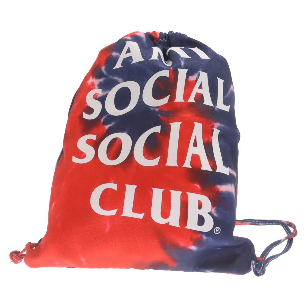 ANTI SOCIAL SOCIAL CLUB (アンチソーシャルソーシャルクラブ) ロゴプリント ナップザック タイダイバックパック マルチ