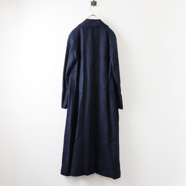 美品 Plage プラージュ 麻キャンブリック トレンチコート 38/ネイビー 