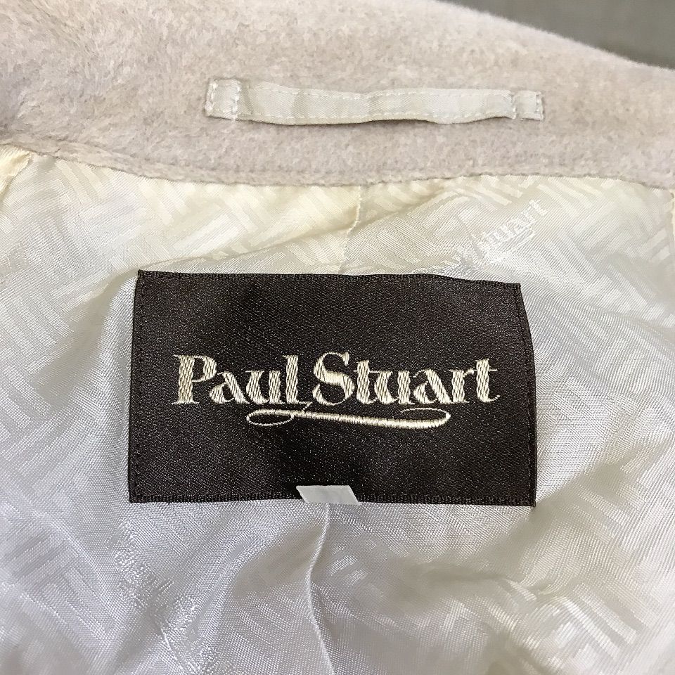 Paul Stuart ポール スチュアート ロングコートベルト付 アンゴラ混
