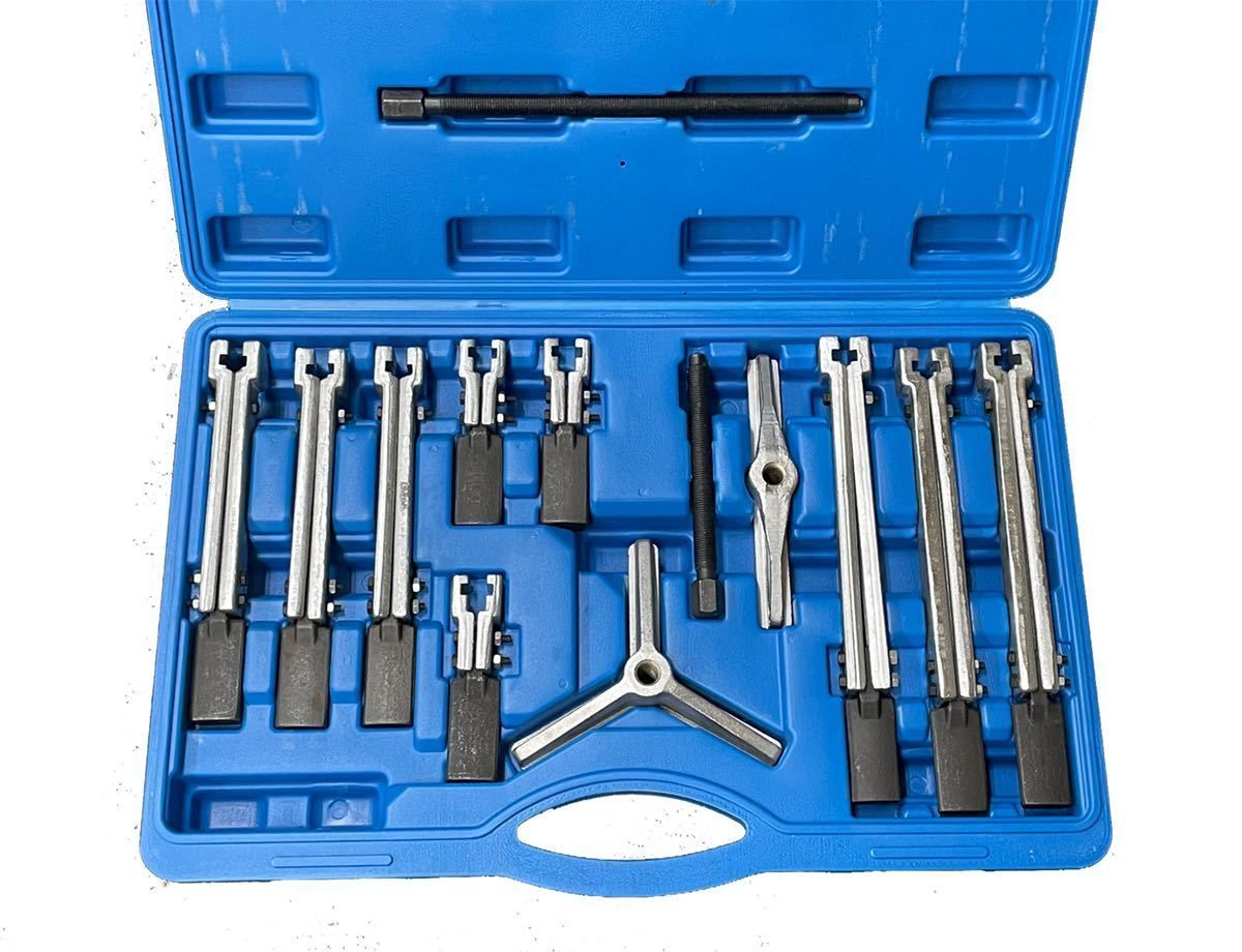 0mm～120mm 大型ギアプーラー ユニバーサルプーラー 13点組 2 3つ爪 プロ用途OK アーム長115mm～280mm SST 特殊工具 ベアリング 汎用