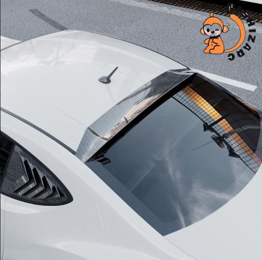 2013～2020年 BRZ トヨタ86 FR-S対応 トップウィング ABS製 リアスポイラー ピアノブラック カーボン調 外装カスタムパーツ