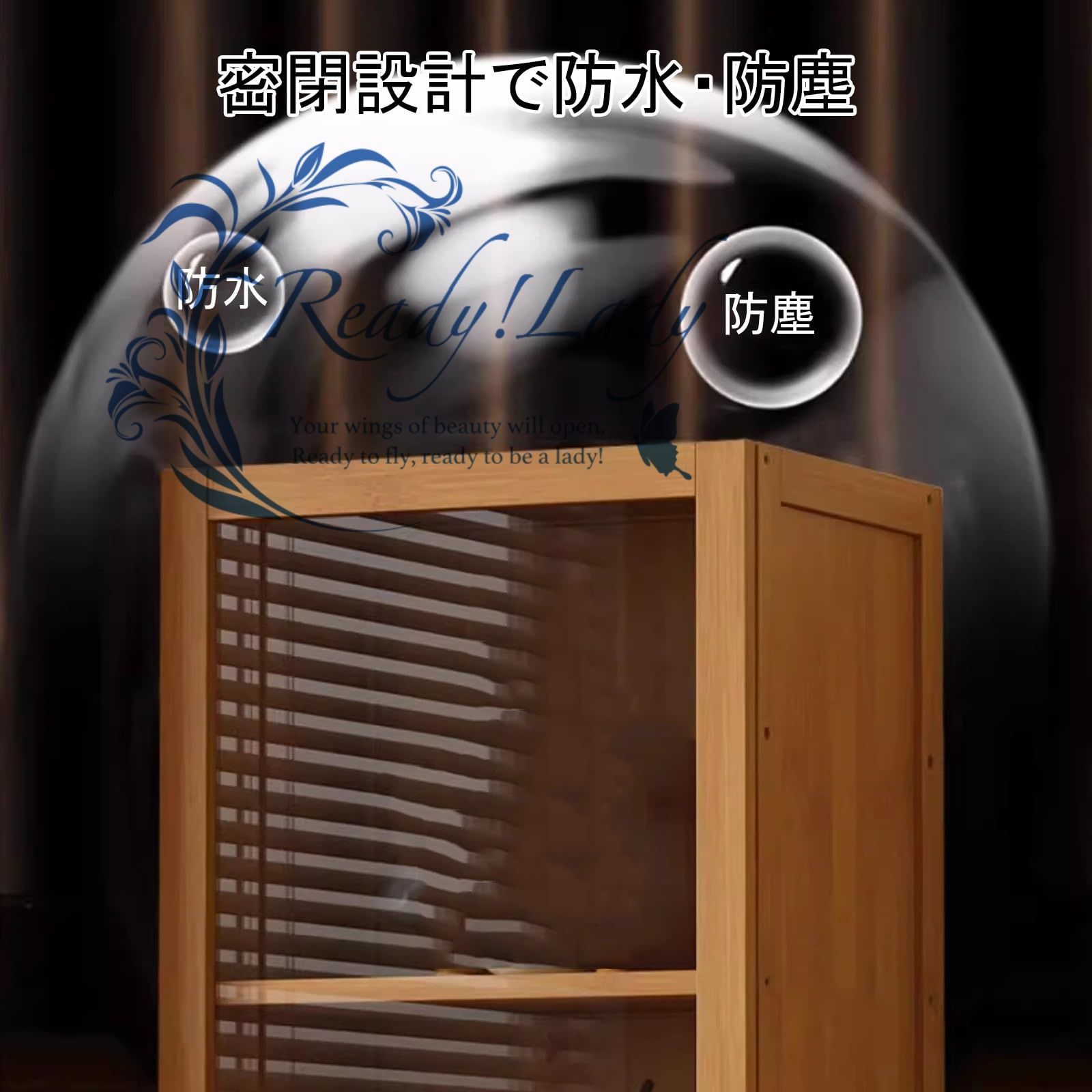 組み立て簡単 60x31x100cm