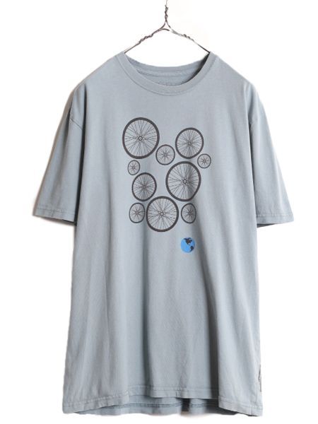 【お得なクーポン配布中!】 パタゴニア プリント 半袖 Tシャツ メンズ L / 古着 Patagonia アウトドア グラフィック アート イラスト オーガニック コットン 自然保護