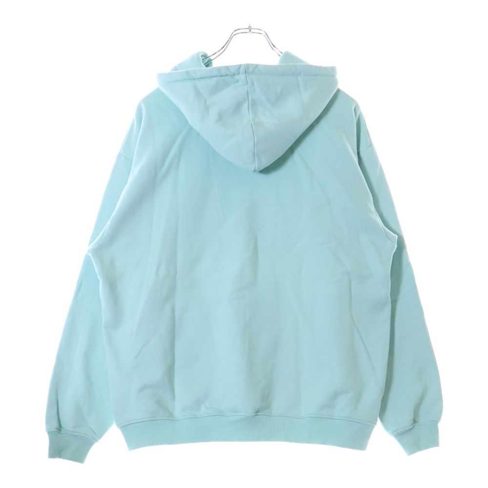 KITH/キス スウェットパーカー デニム ブルー M ウォッシュ加工 刺繍ロゴ KITH (キス) 21AW Cyber Monday Hoodie サイバーマンデー