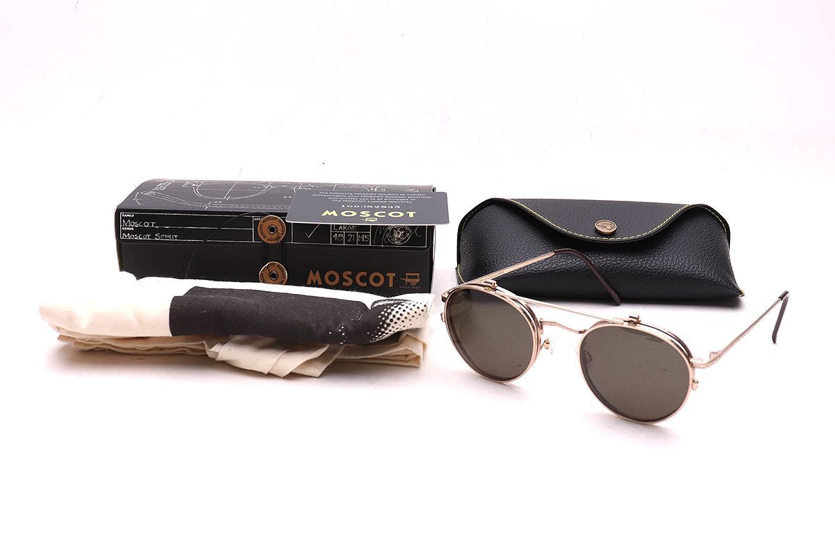 希少 MOSCOT 19SS DREY CLIP-FLIP サングラスモスコット-