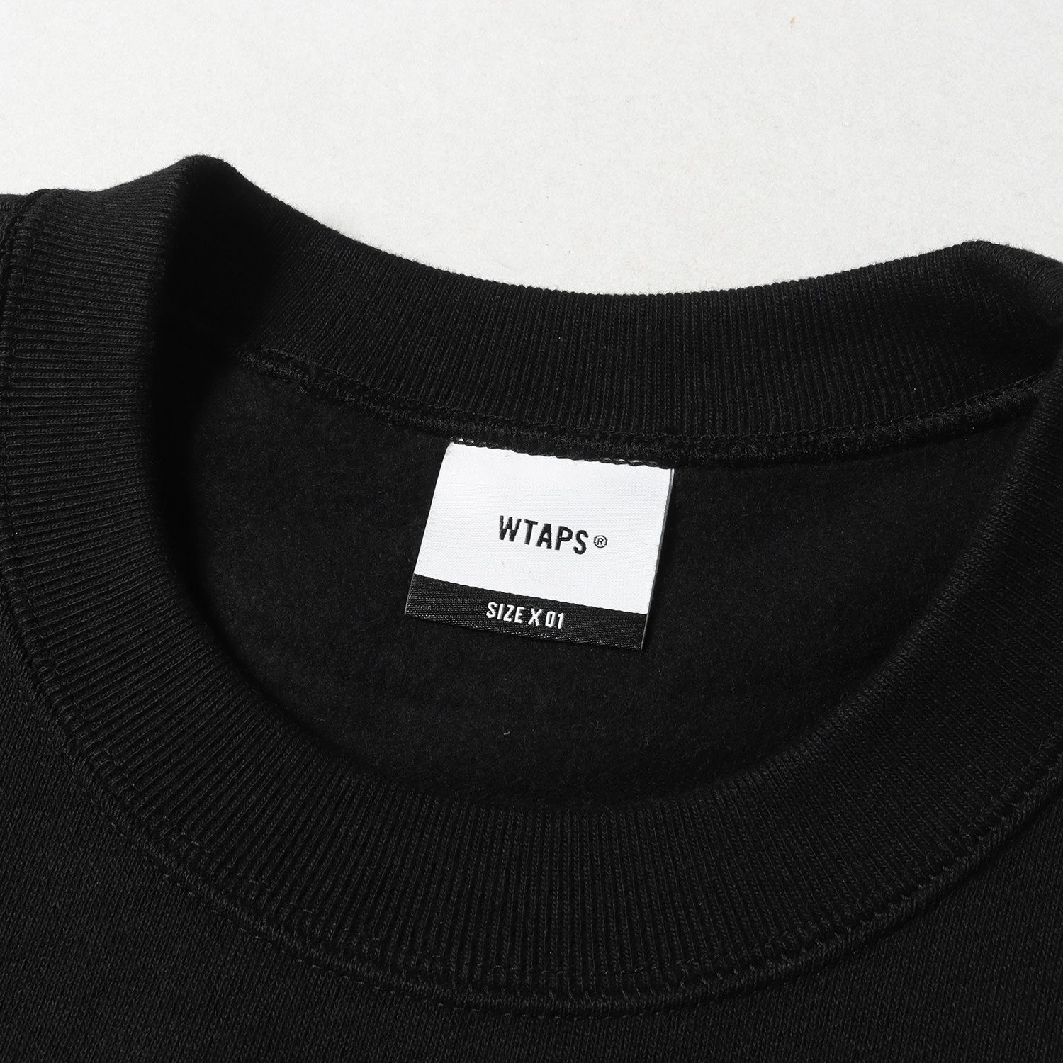 新品同様 WTAPS ダブルタップス スウェット ブランドロゴ クルーネック