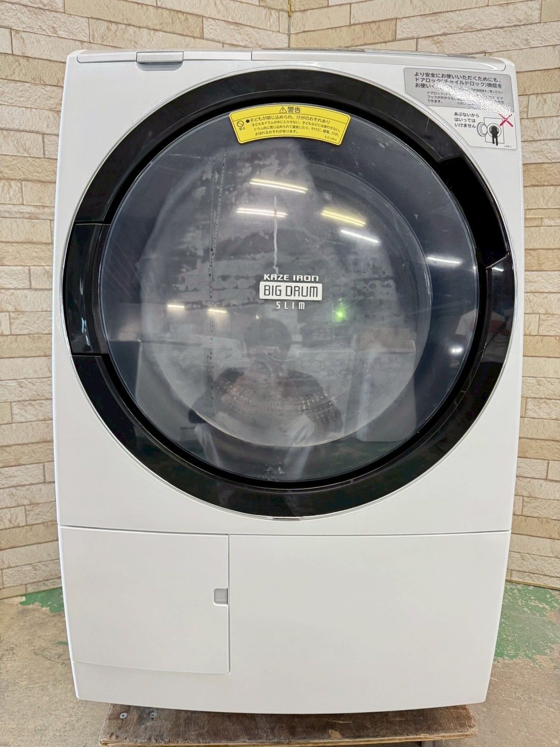 大阪送料無料★3か月保障付き★2018年★BD-SV110BL★IS-307 大阪送料無料☆3か月保障付き☆ドラム式洗濯機☆日立☆11kg