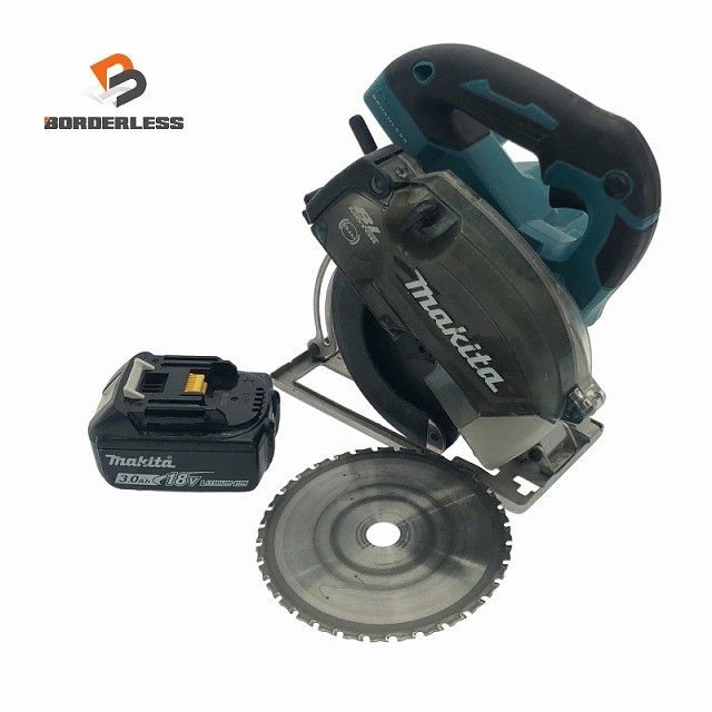 品 makita マキタ 18V 150mm 充電式チップソーカッター CS553D バッテリー1個 18V 3.0Ah 付 チップソー切断機 鉄工用115426