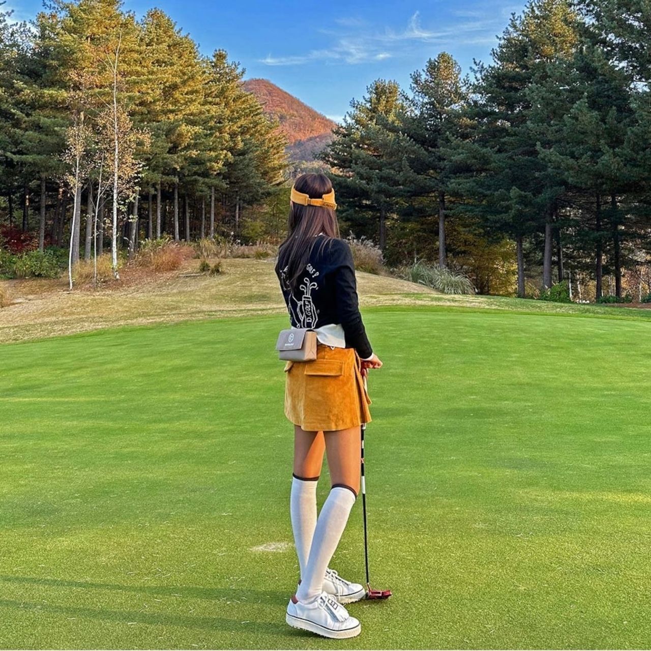 新品】ベア刺繍 カーディガン ゴルフウェア レディース スポーツ