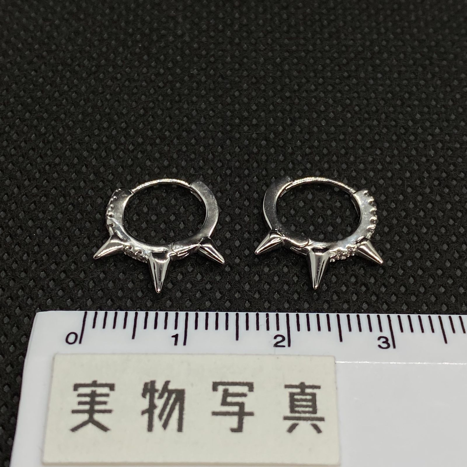 スパイク トゲトゲ ピアス スターリングシルバー メンズ レディース