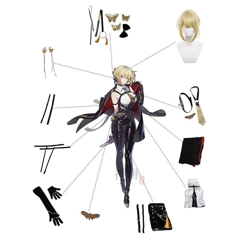 五次元 ゼンゼロ イヴリン コスプレ フルセット ウィッグ付き ゼンゼロ イヴリン フルセット 五次元 ゼンゼロ イヴリン コスプレ