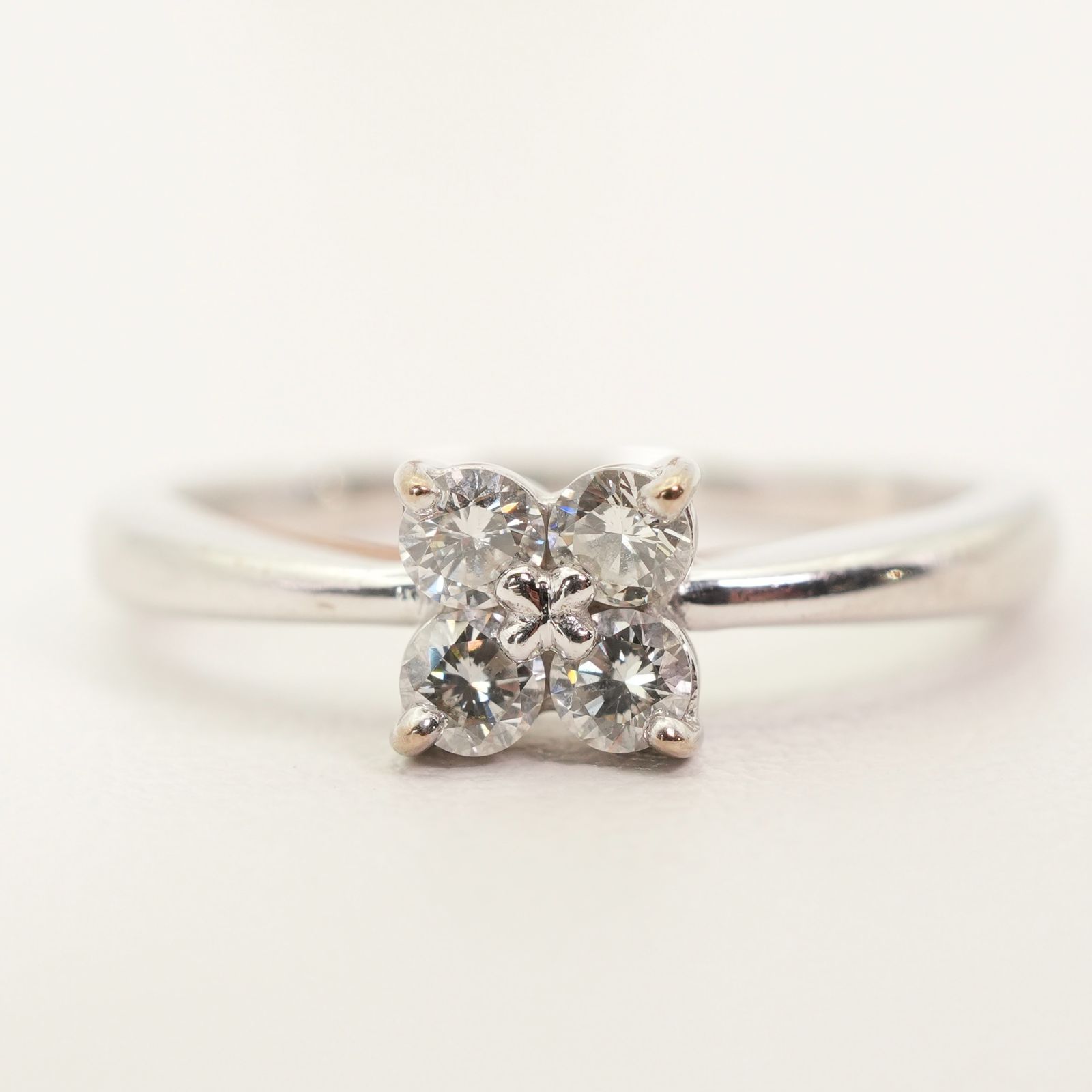 TASAKI タサキ 指輪 リング K14WG ダイヤモンド 0.18ct 【公式通販】