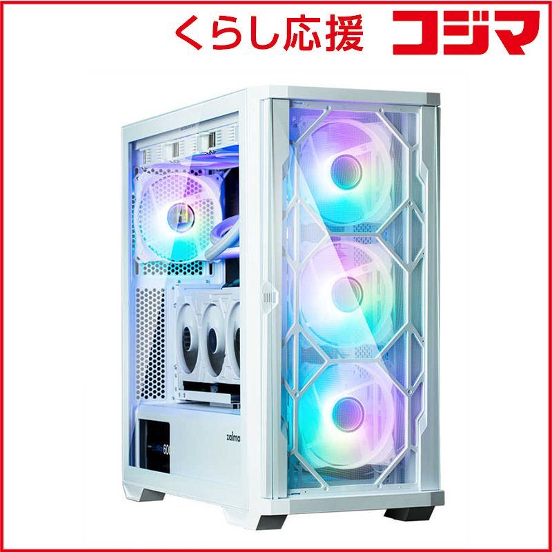 【SALE，正規品】 【 新品 未開封 】   ZALMAN PCケース［ATX /Micro ATX /Mini-ITX］ホワイト Z10DUOWHITE 未使用 送料無料 PCケース(自作PC用)