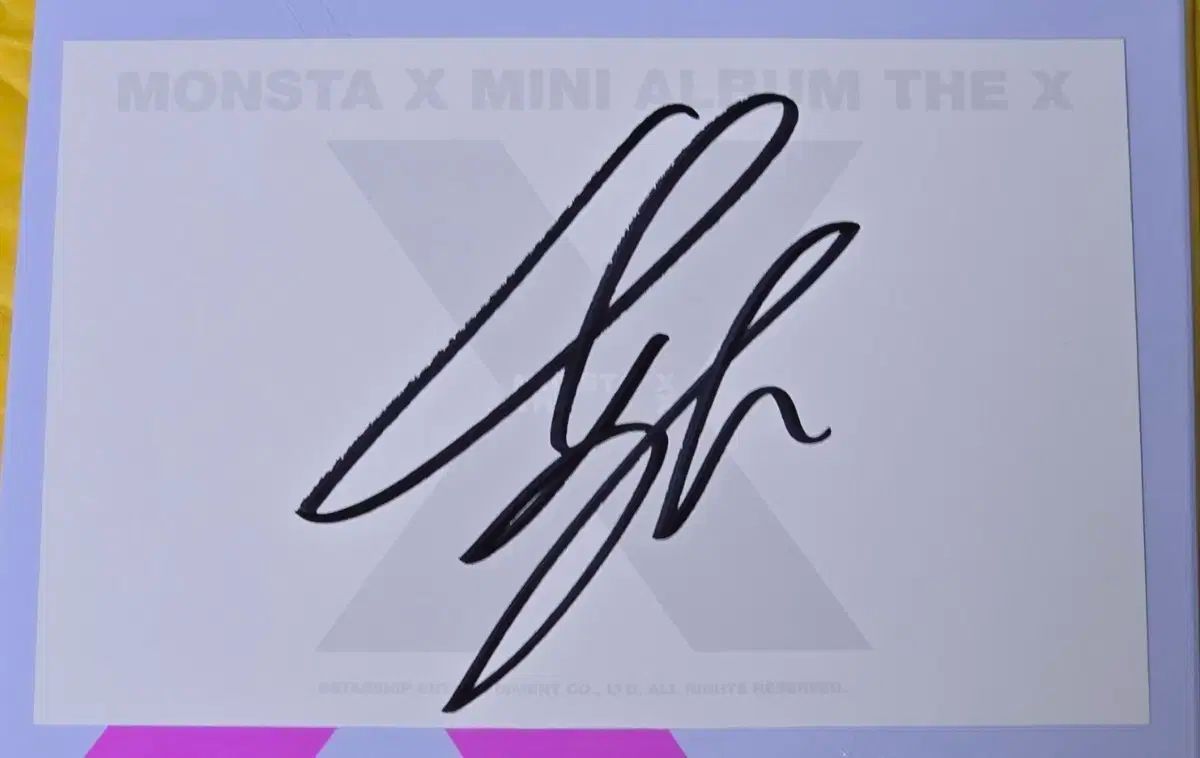 monstax モネク　モンエク　サイン MONSTA X(モンスタエックス・モネク) もっと エクス The X