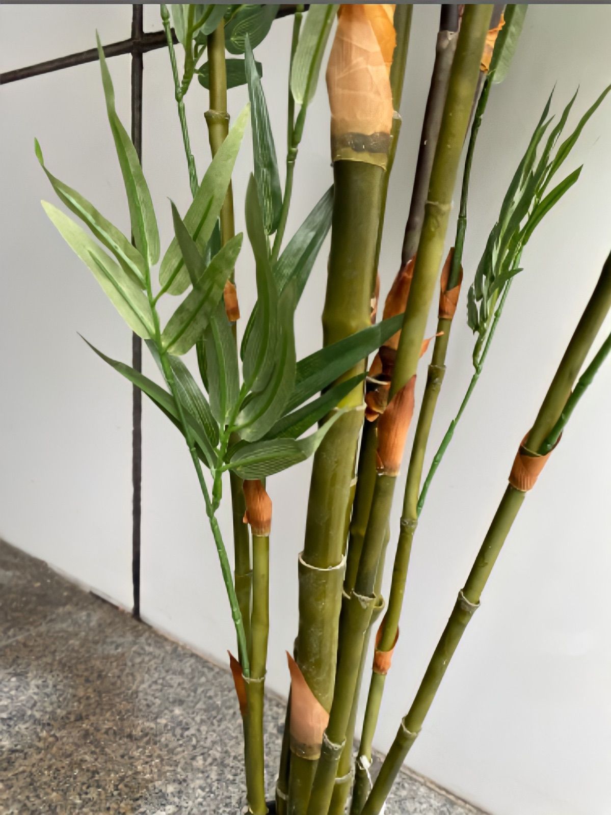 光触媒　人工観葉植物　ウォールグリーン　フェイクグリーン　組立て式バンブー黒竹