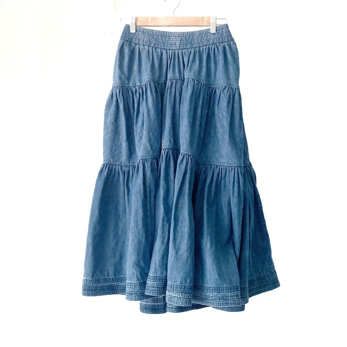Drawer(ドゥロワー) ロングスカート サイズ36 S レディース - ブルー ...