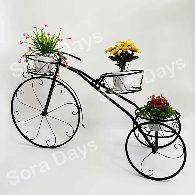 プランター 鉢 自転車型 ハンギング プランター カラフル ヴィンテージ風 フラワースタンド ガーデン 植物スタンド 観葉植物 盆栽 ガーデン雑貨 アンティーク ナチュラル デコレーション ベランダ バルコニー ガーデニング ギフト おしゃれ