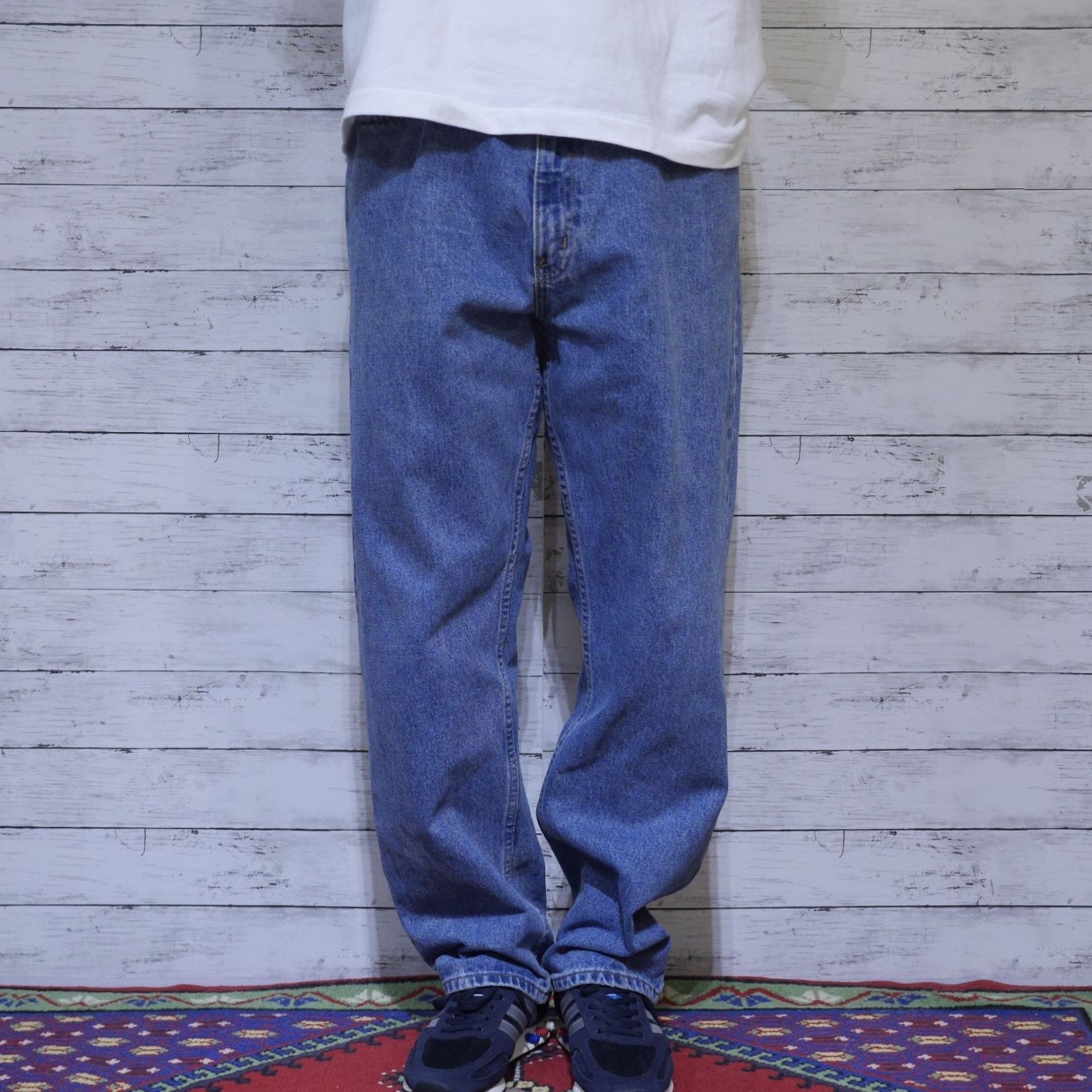 POLO JEANS ポロジーンズ W36L30 メキシコ製 ワイドステーパード