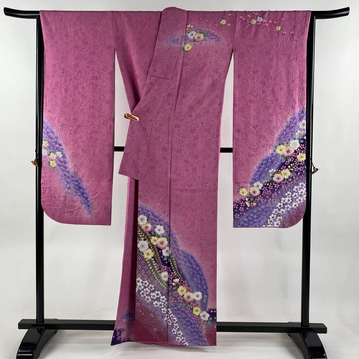 振袖 身丈159cm 裄丈68.5cm 正絹 名品 【】 振袖 身丈159cm 裄丈68.5cm