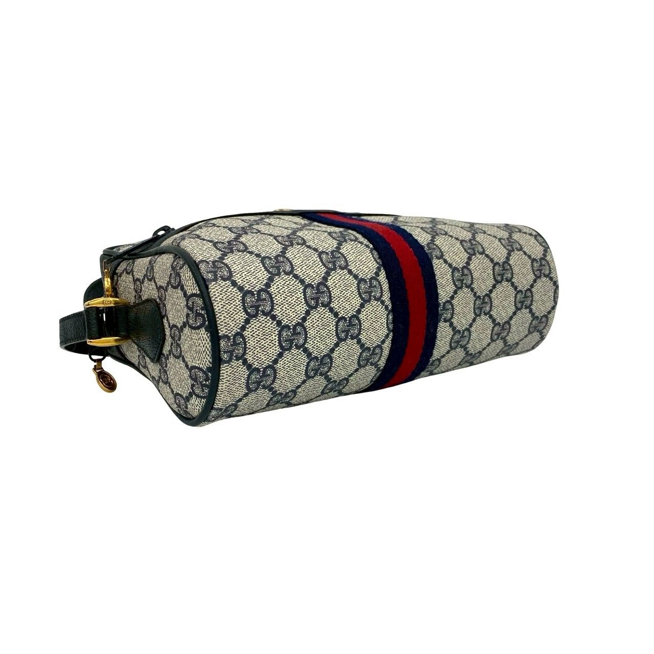 GUCCI グッチ ワイド シェリーライン ハンドバッグ ロゴ GUCCI ほぼ未使用 グッチ オールドグッチ ヴィンテージ シェリー