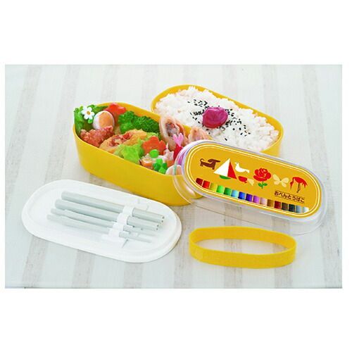 まとめ 紀寺商事 ランチボックス サクラクレパスランチBOX 2段 KS-LUNCH-1 ×9セット