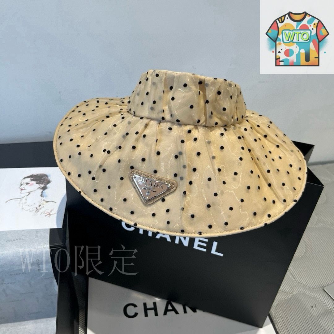 今日WTO】PRADA フィッシャーハット-ZB08 - メルカリ