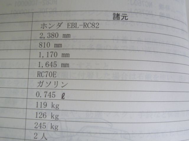 NC750J RC82