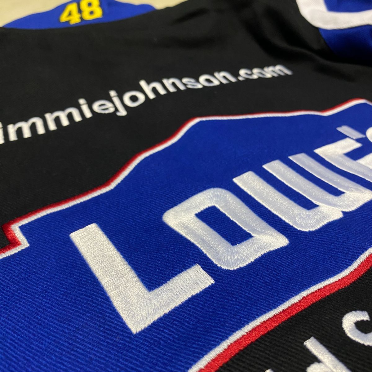 ナスカー レーシングジャケット ジミー ジョンソン ロウズ  LOWE’S L NASCAR ナスカー JHデザイン Lowe's ロウズ 公式 レーシング