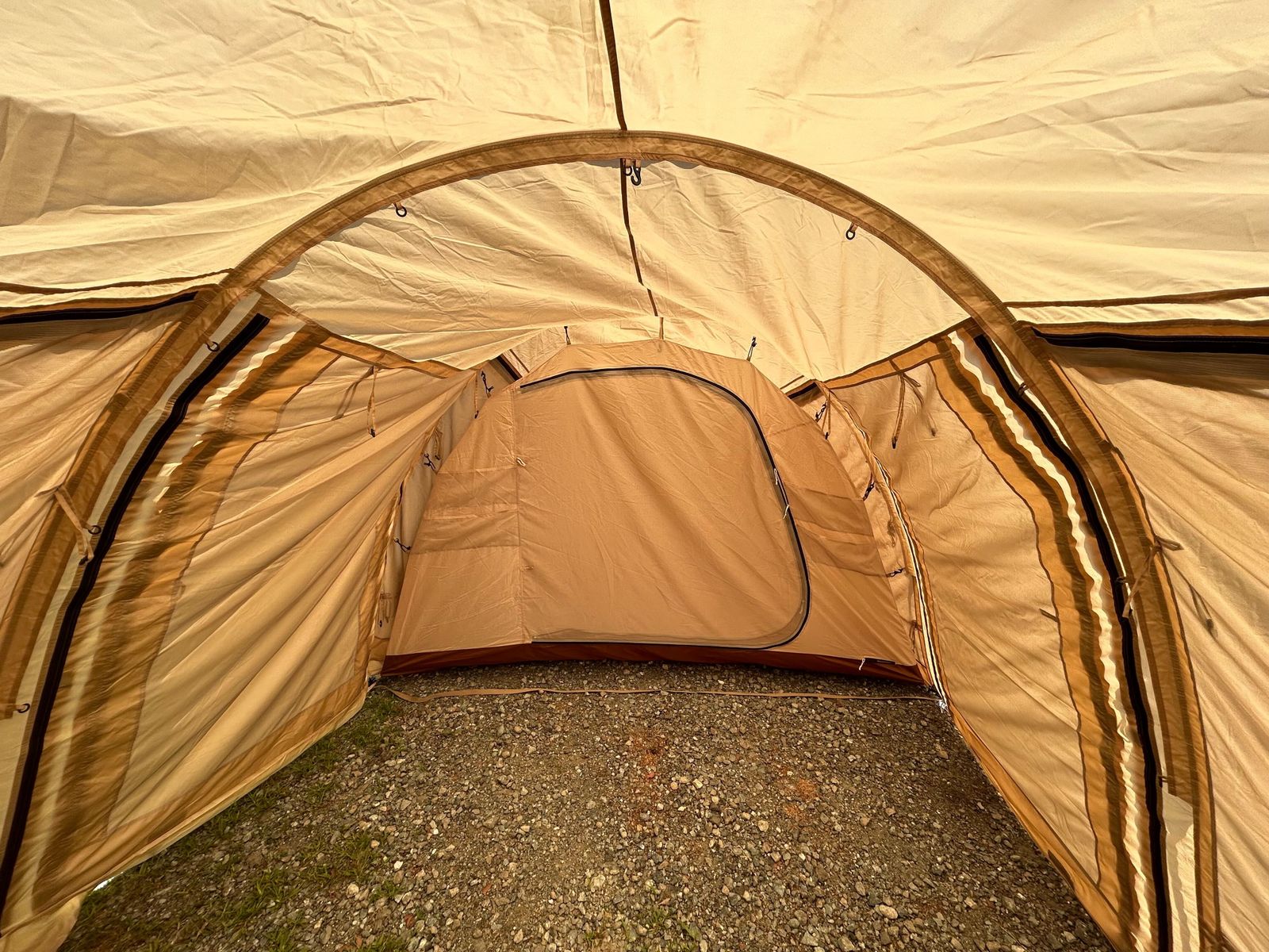 カマボコテント3M タンカラー　新品未使用 レンタル DOD カマボコテント3M（タンカラー） |キャンプ用品