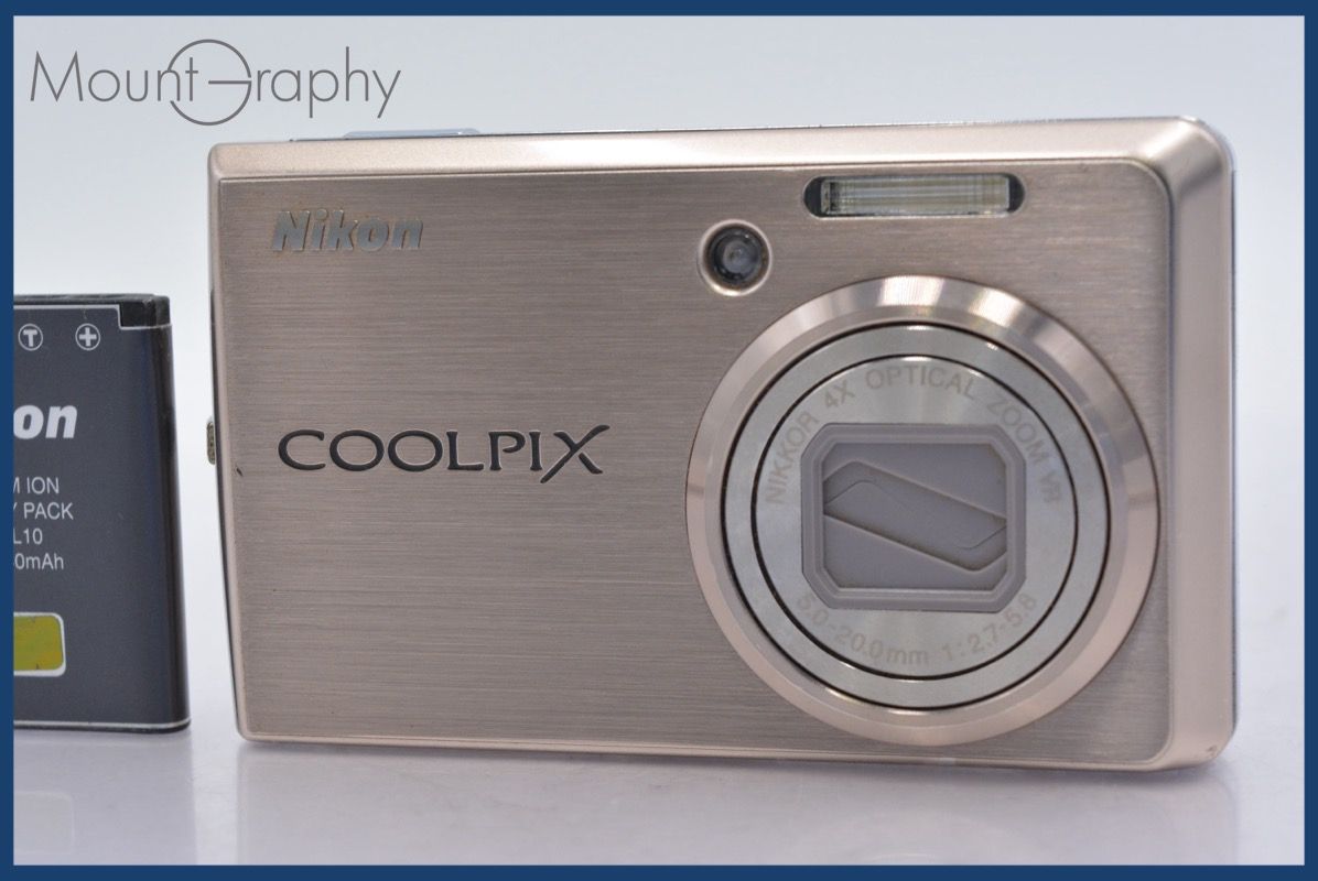 ニコン Nikon COOLPIX S600 4x バッテリー付属 ☆完動☆同梱可 #am792